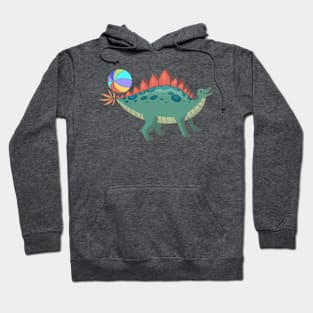 Play That Beach Ball, Dino-Stegosaur! Hoodie